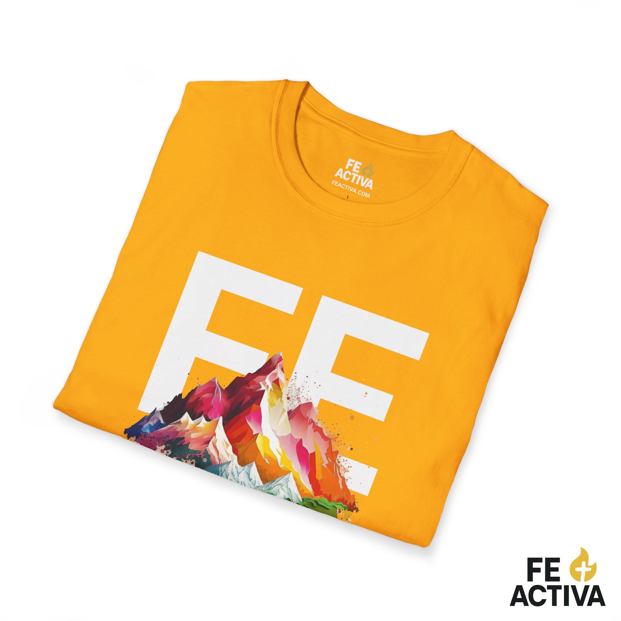 Fe que mueve Montañas - Mateo 17:20 | Camisetas Cristianas | Fe Activa