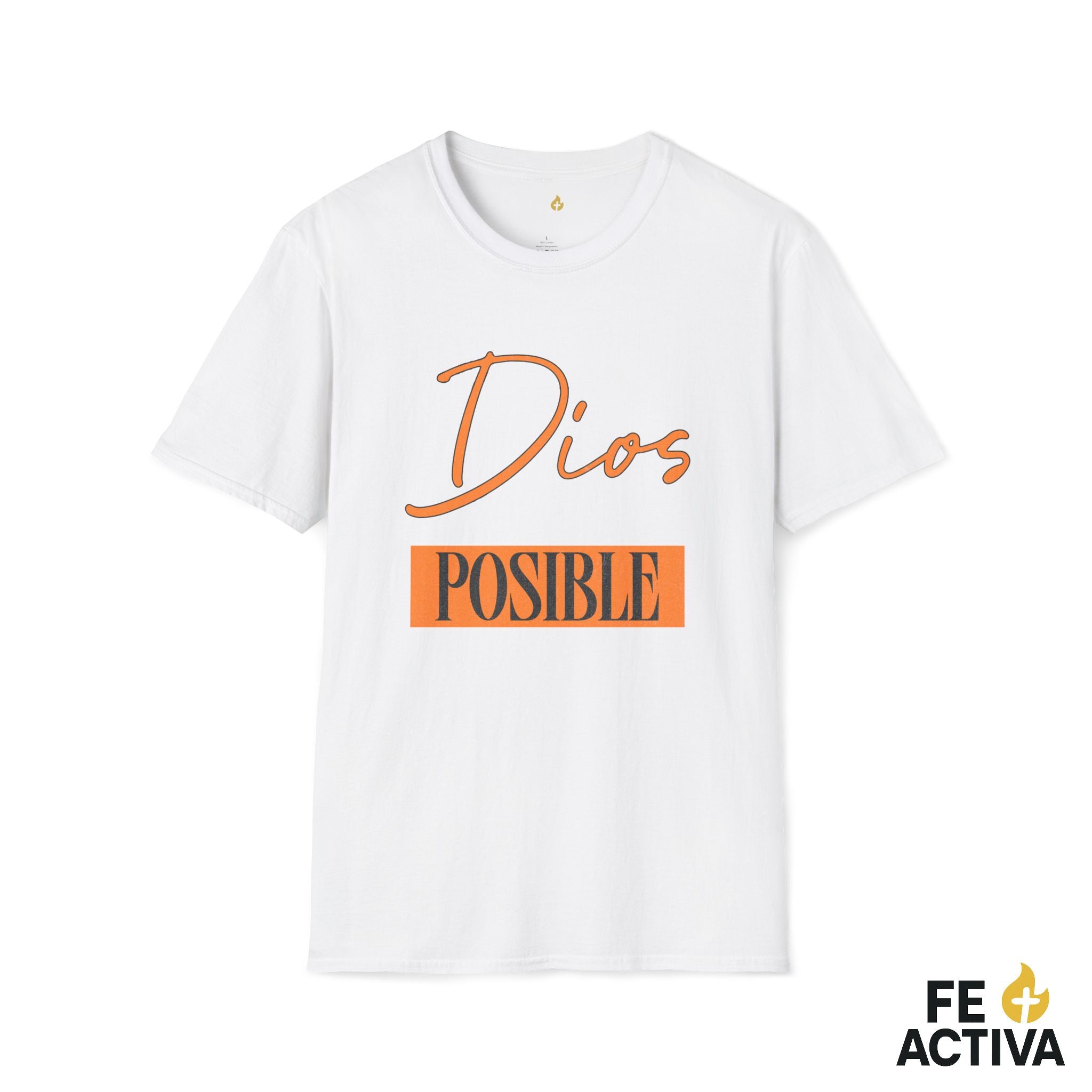 Con Dios todo es posible – Camiseta Cristiana Unisex