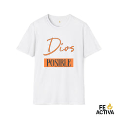 Con Dios todo es posible – Camiseta Cristiana Unisex