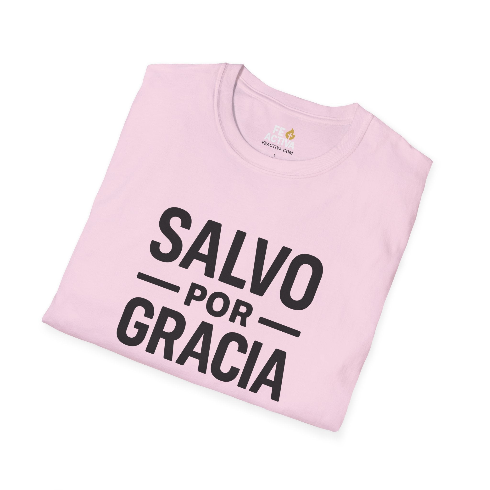 Salvo por Gracia | Camiseta Cristiana | Fe Activa