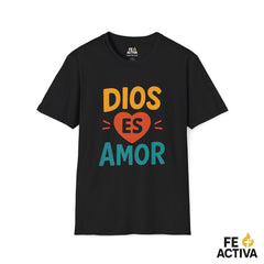 Dios es Amor  | Camiseta Cristiana | Fe Activa