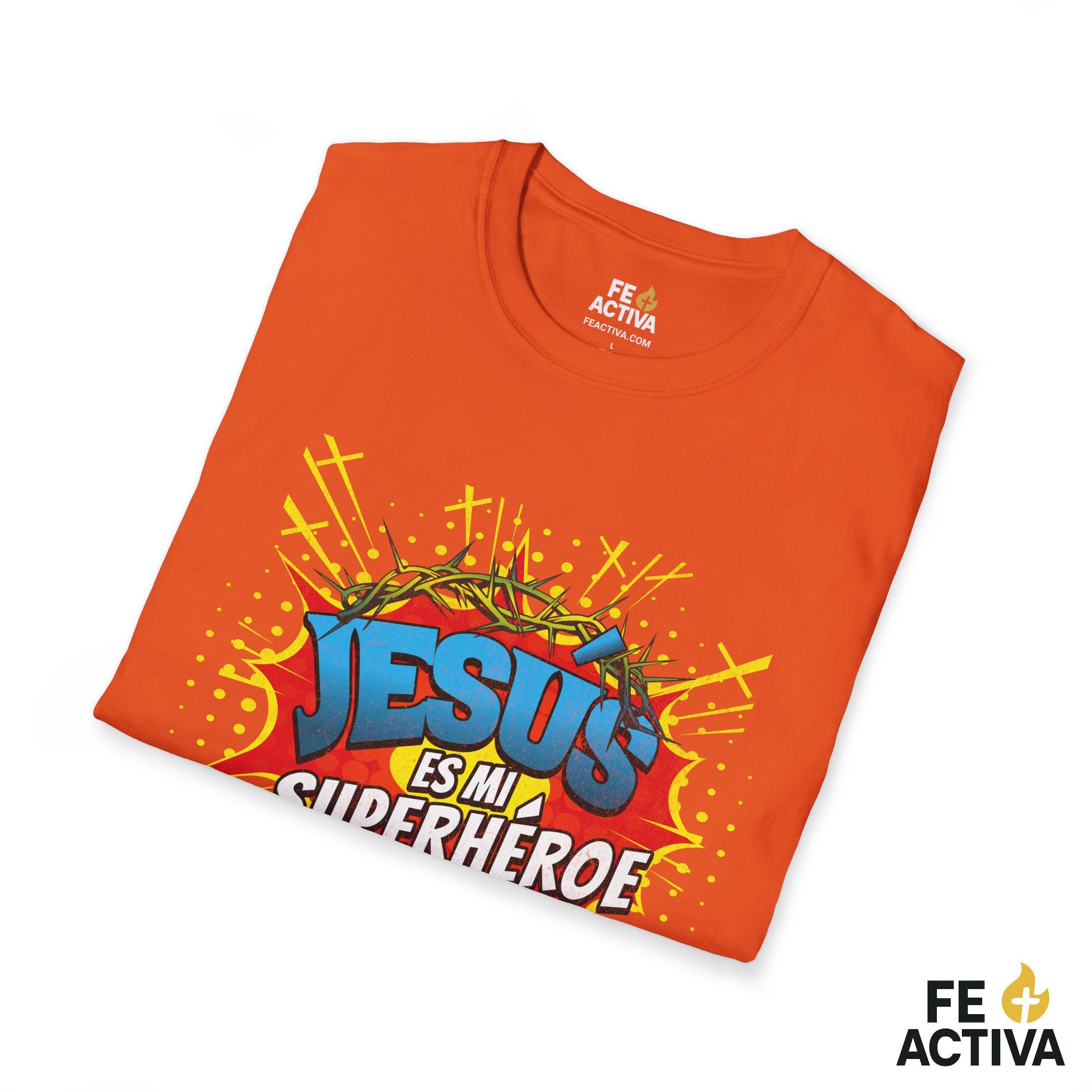 Jesús es mi Superhéroe – Juan 15:13 | Camiseta Cristiana | Fe Activa