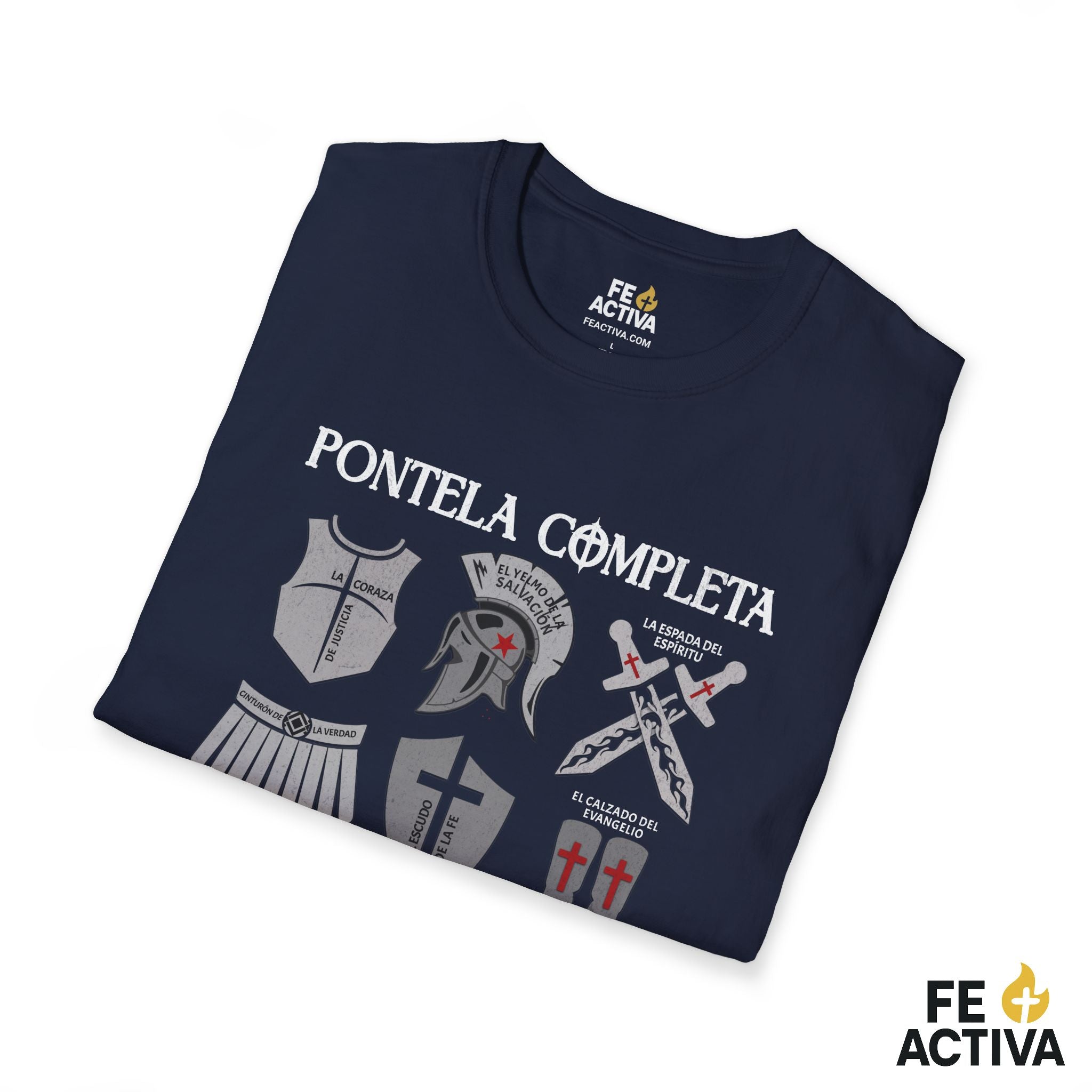 Ponte la Armadura – Efesios 6:11 | Camiseta Cristiana | Fe Activa