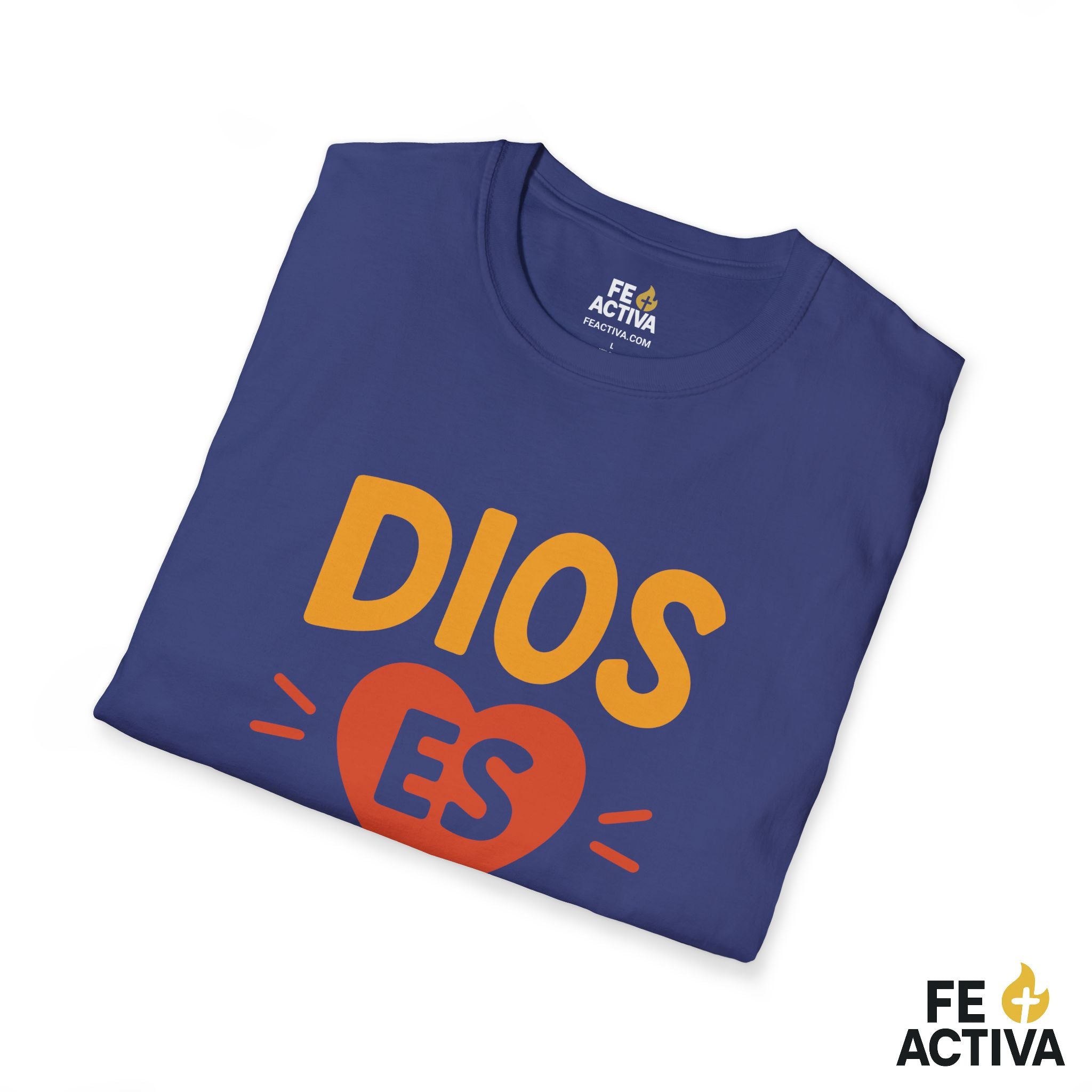 Dios es Amor  | Camiseta Cristiana | Fe Activa