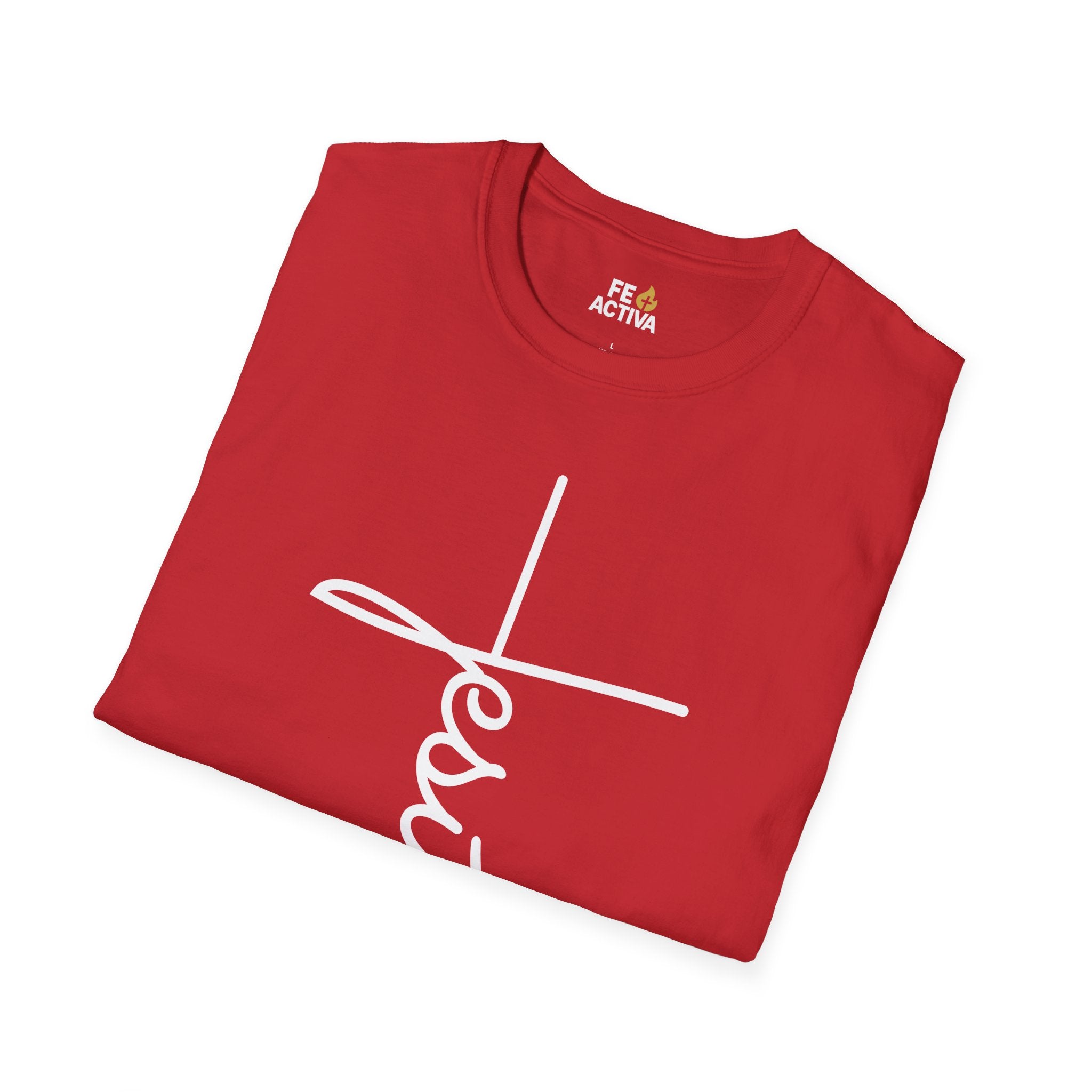 La Cruz y Jesus - Camiseta Cristiana en Español