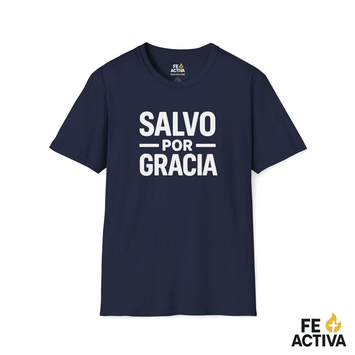 Salvo por Gracia | Camiseta Cristiana | Fe Activa