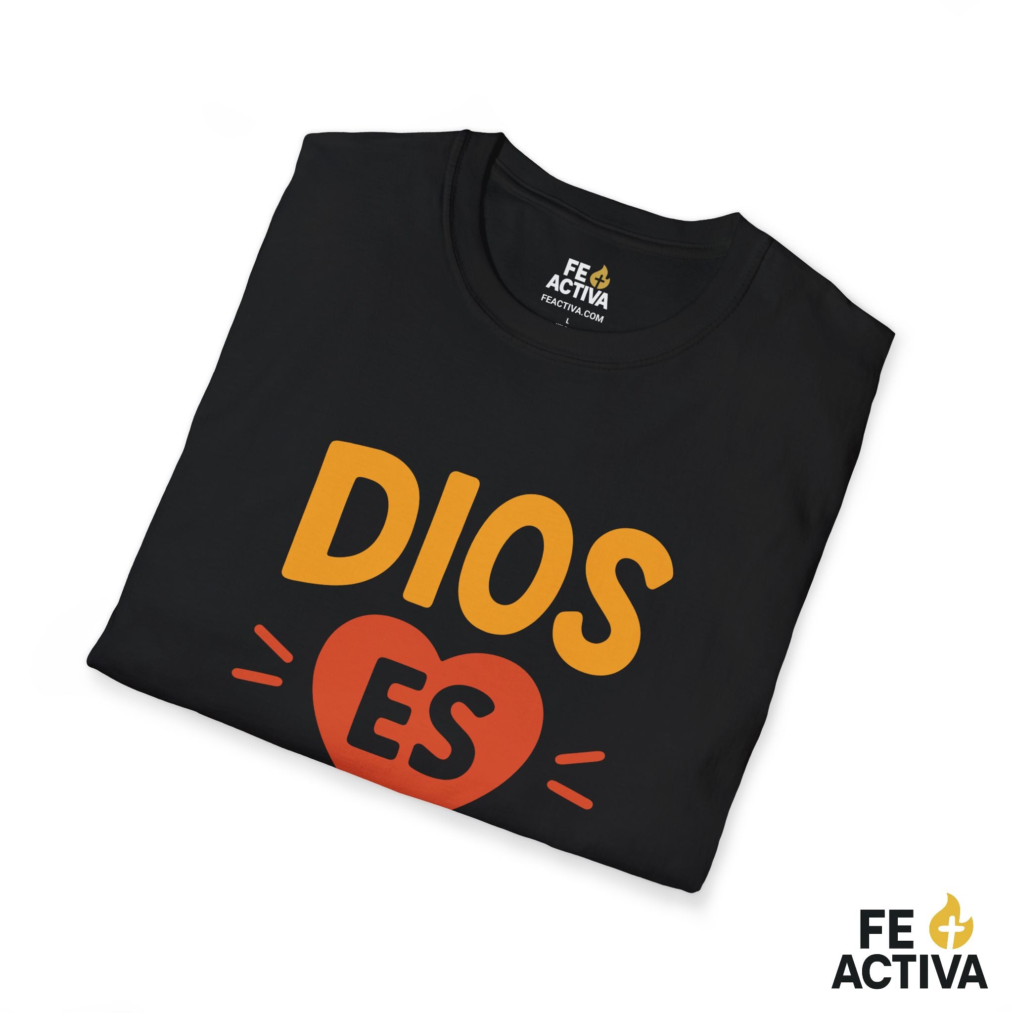 Dios es Amor  | Camiseta Cristiana | Fe Activa