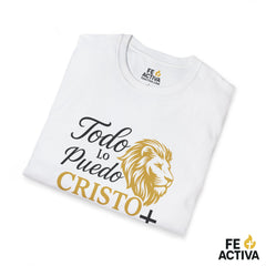 El Poder de Cristo – Filipenses 4:13 | Camiseta Cristiana | Fe Activa