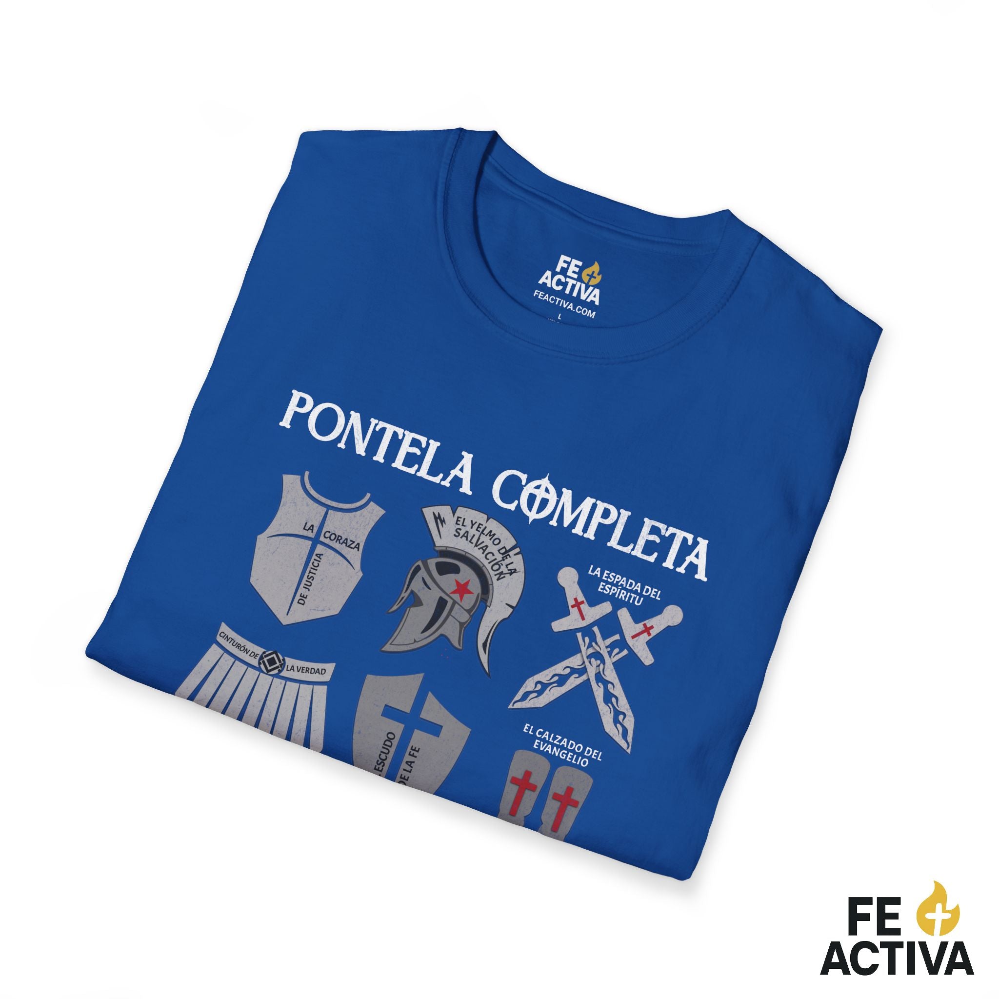 Ponte la Armadura – Efesios 6:11 | Camiseta Cristiana | Fe Activa