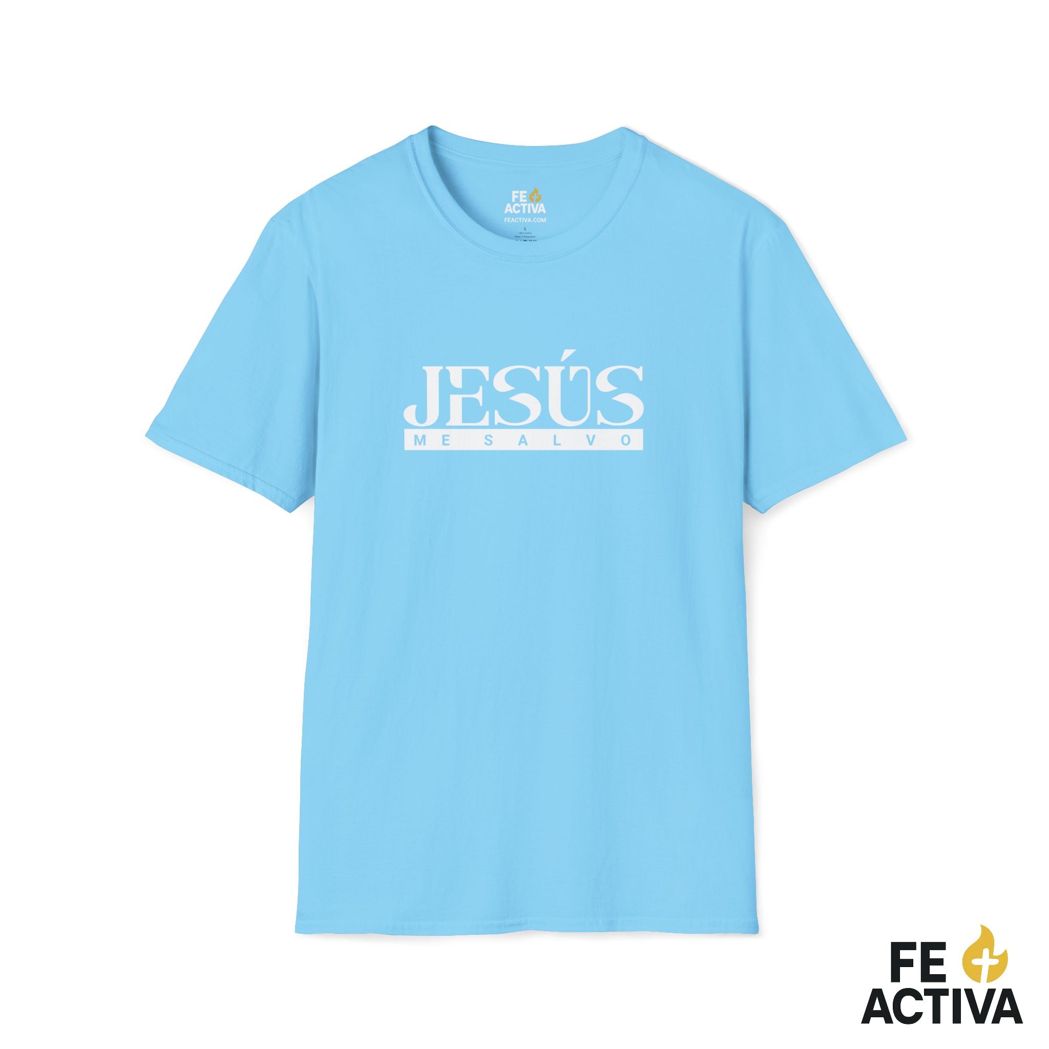 Jesus me Salvo: Lucas 19:10 | Camiseta Cristiana | Fe Activa