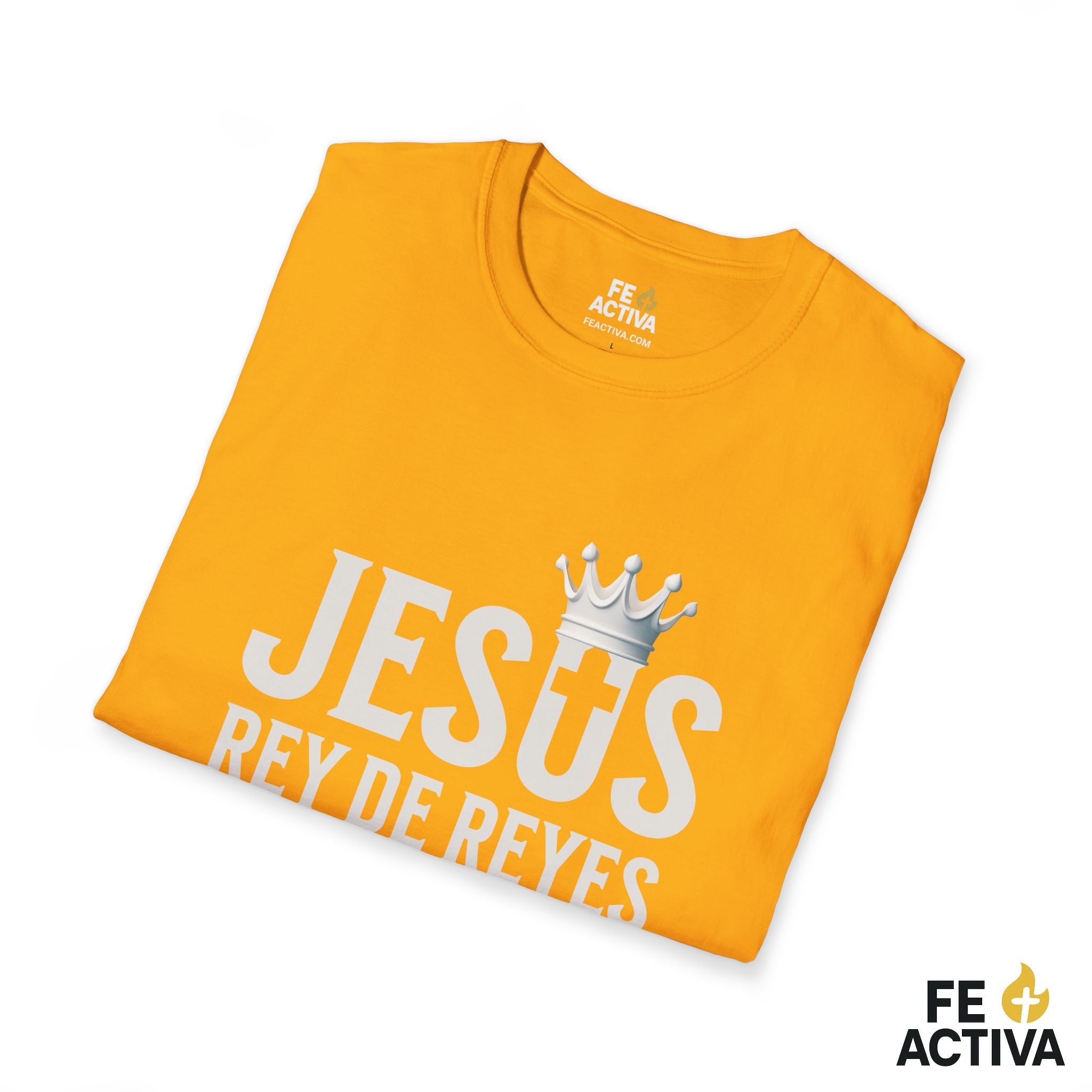 Jesus Rey de Reyes | Apocalipsis 19:16  | Camiseta Cristiana | Fe Activa