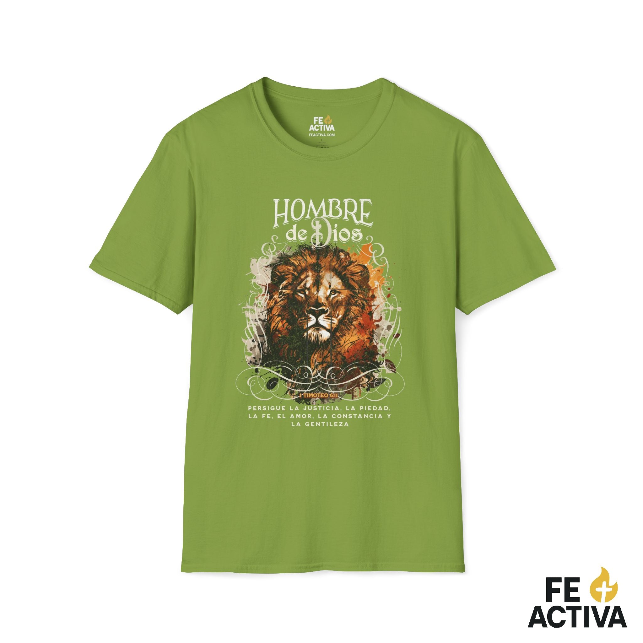 Hombre de Dios – 1 Timoteo 6:11 | Camiseta Cristiana | Fe Activa