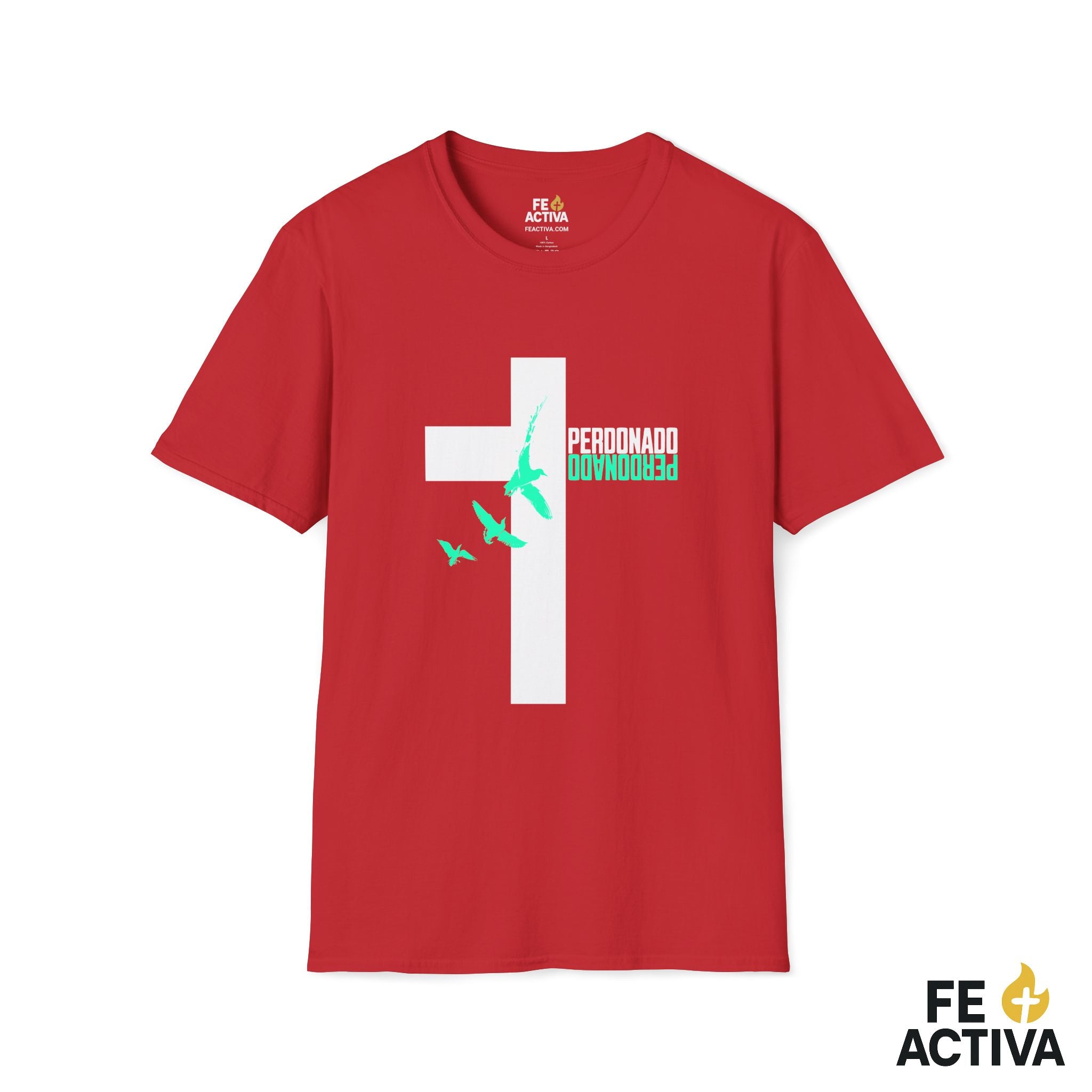 Perdonado  | Camiseta Cristiana | Fe Activa
