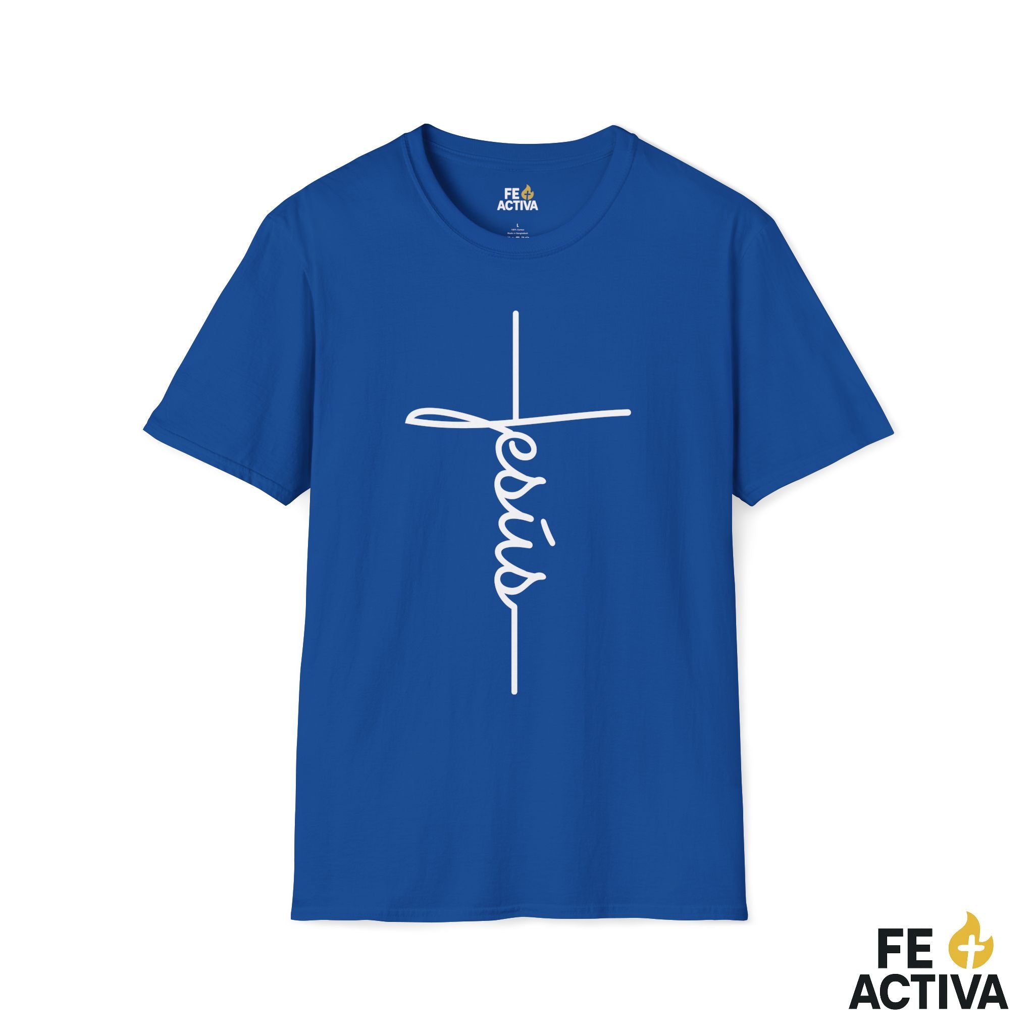 La Cruz y Jesus - Camiseta Cristiana en Español
