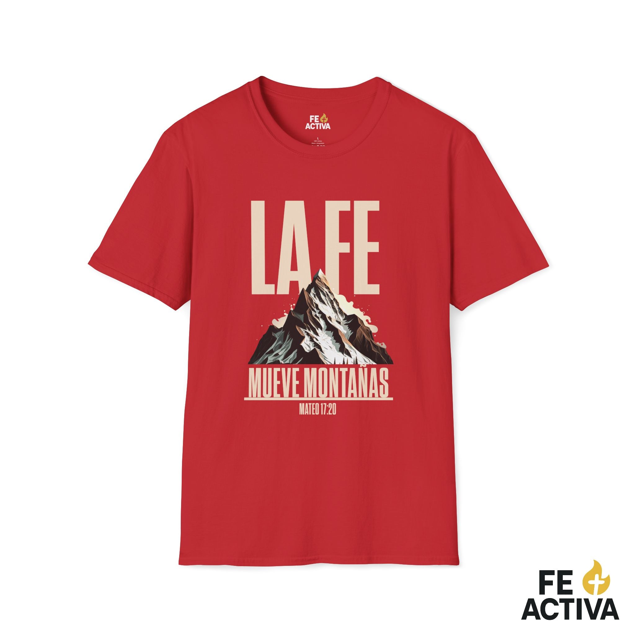 La Fe Mueve Montañas - Mateo 17:20  | Diseño 1 | Fe Activa