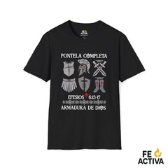 Ponte la Armadura – Efesios 6:11 | Camiseta Cristiana | Fe Activa