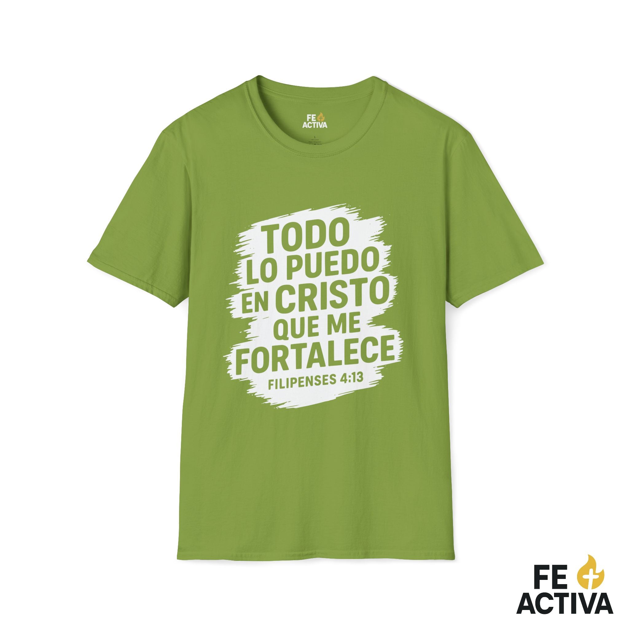 Filipenses 4:16 - Todo lo Puedo | Camiseta Cristiana | Fe Activa