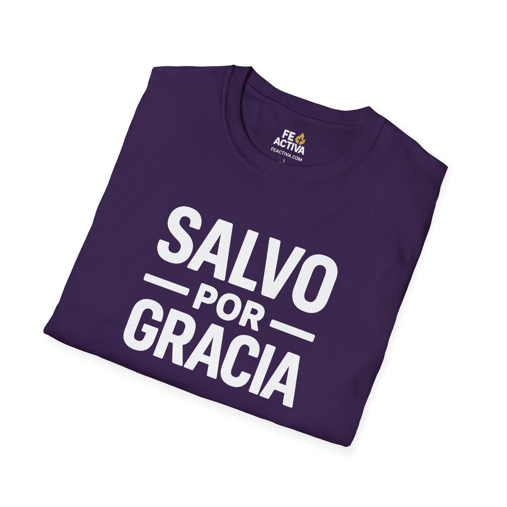 Salvo por Gracia | Camiseta Cristiana | Fe Activa