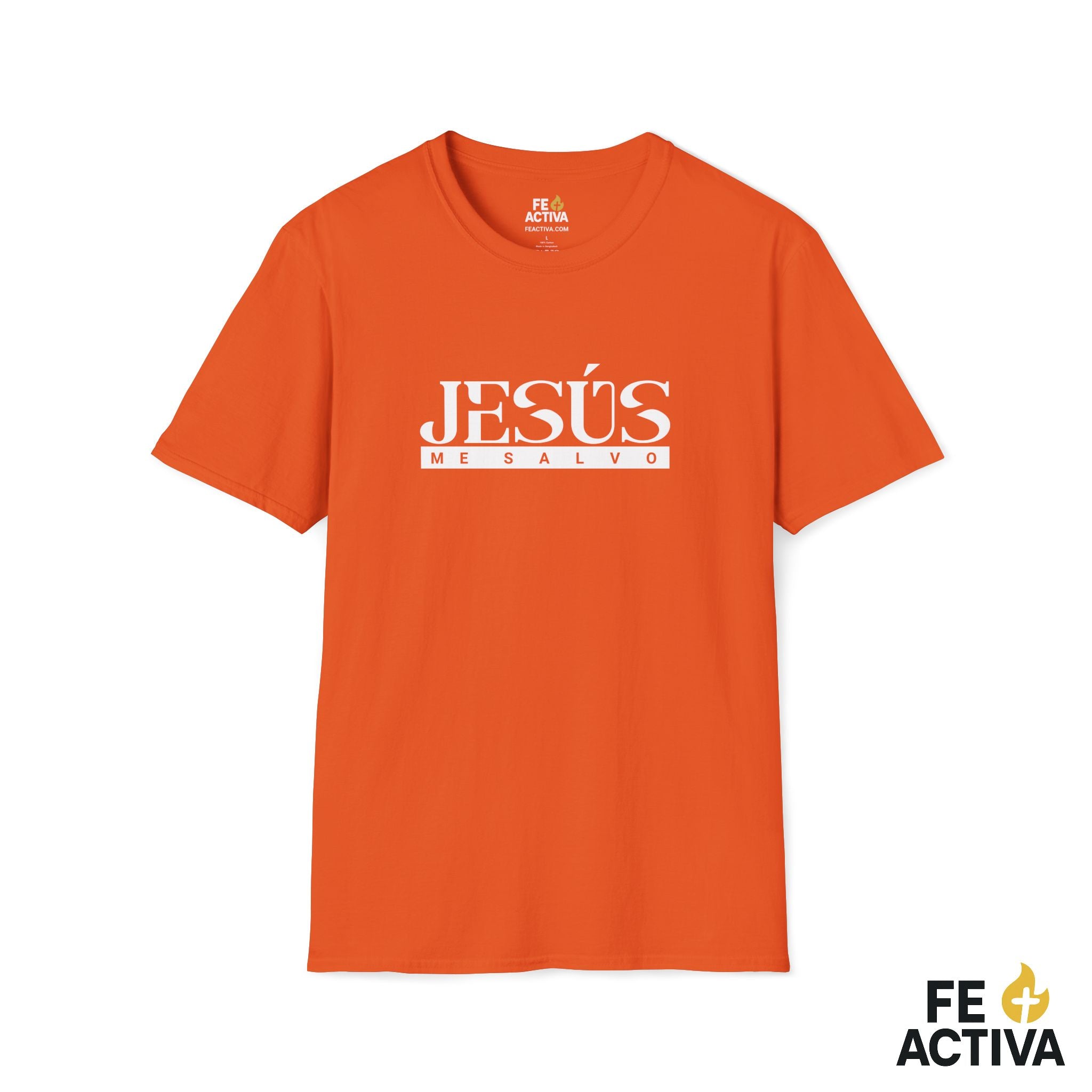 Jesus me Salvo: Lucas 19:10 | Camiseta Cristiana | Fe Activa