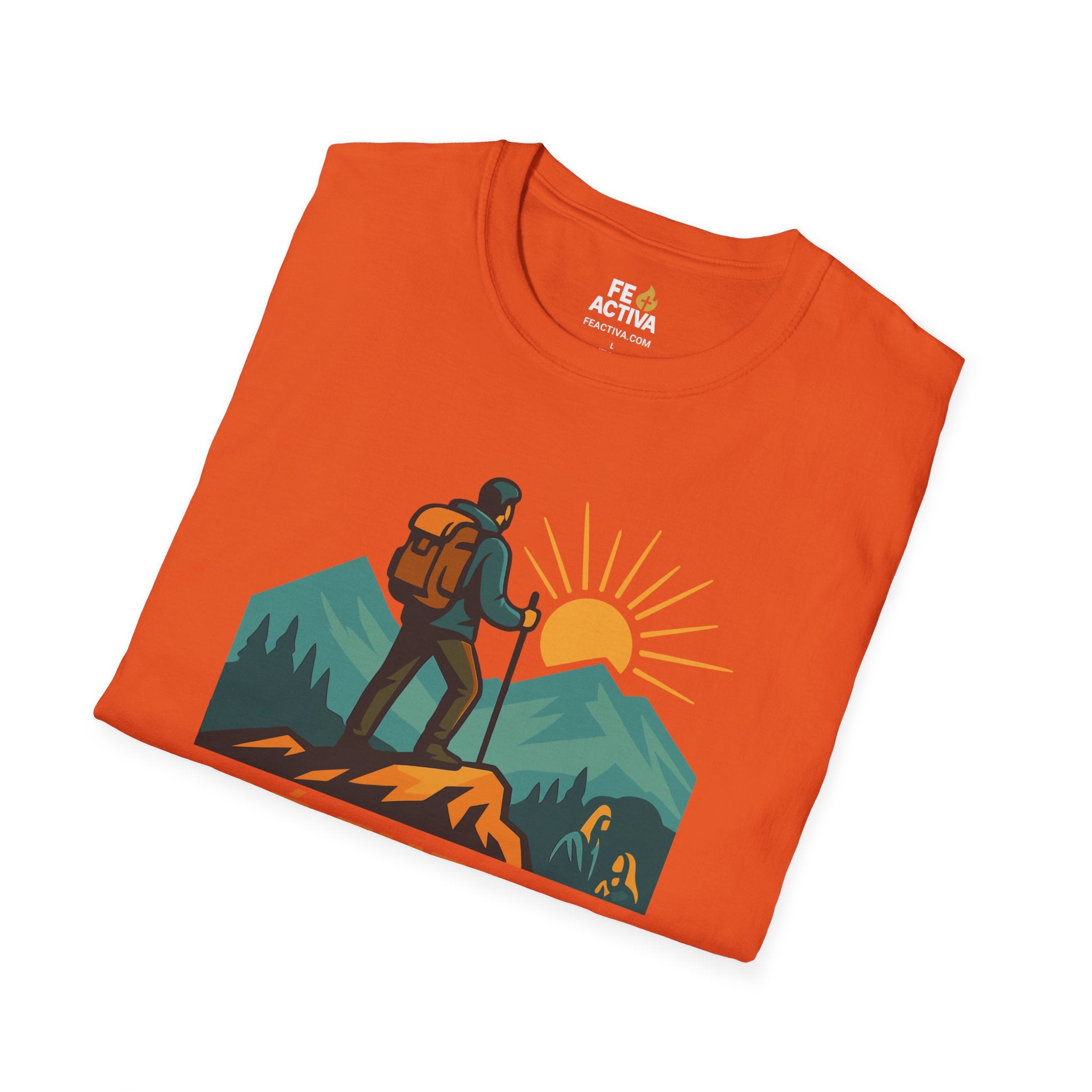 Se Fuerte y Valiente Josue 1:9 | Camiseta Cristiana | Fe Activa
