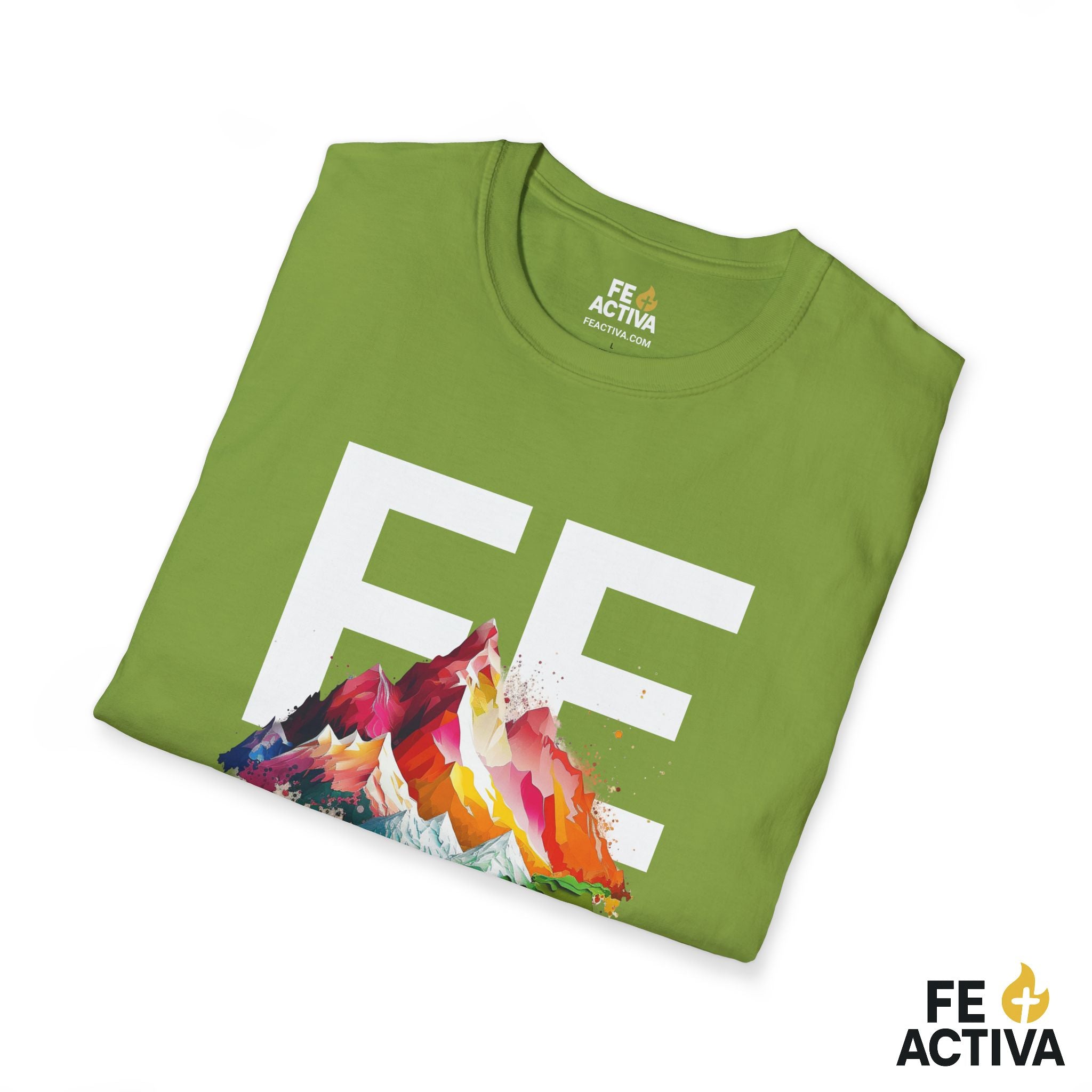 Fe que mueve Montañas - Mateo 17:20 | Camisetas Cristianas | Fe Activa