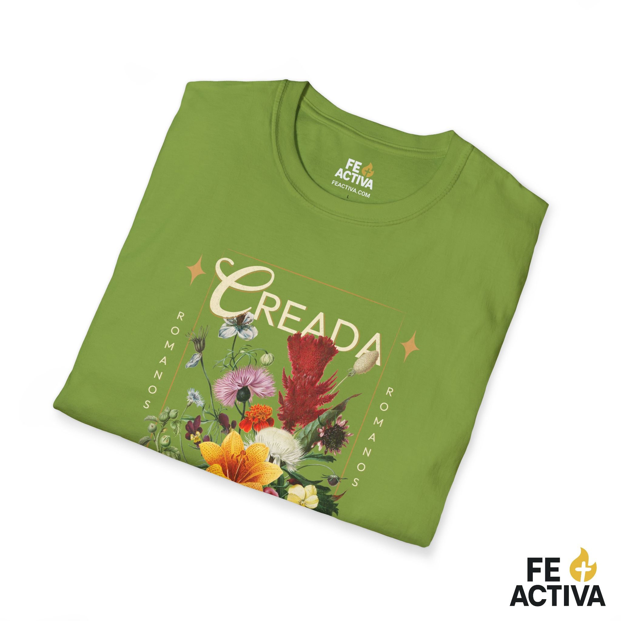 Creada con un Propósito – Romanos 8:28 | Camiseta Cristiana | Fe Activa