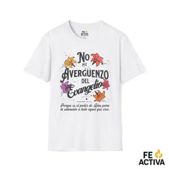 No Me Avergüenzo – Romanos 1:16 | Camiseta Cristiana | Fe Activa
