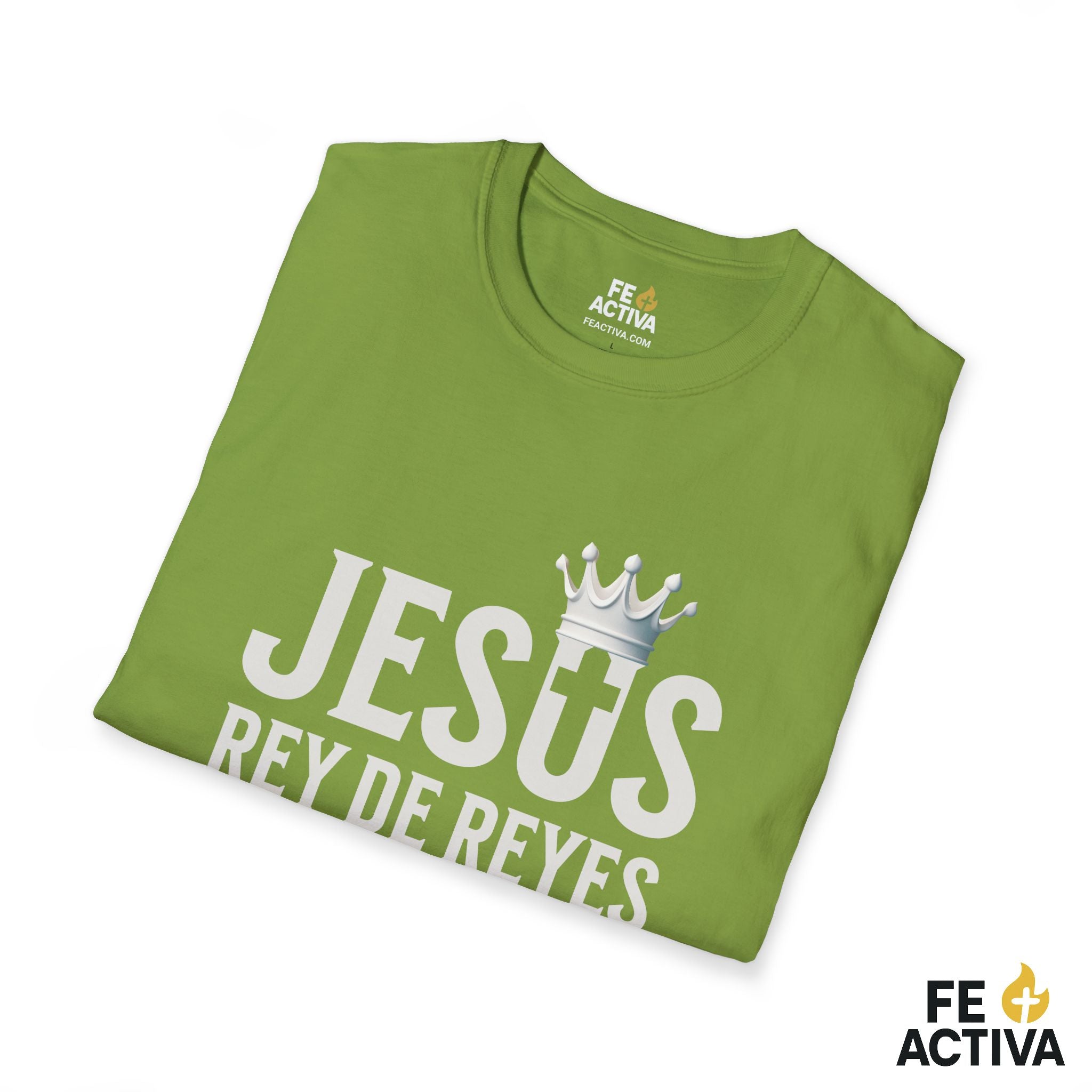 Jesus Rey de Reyes | Apocalipsis 19:16  | Camiseta Cristiana | Fe Activa
