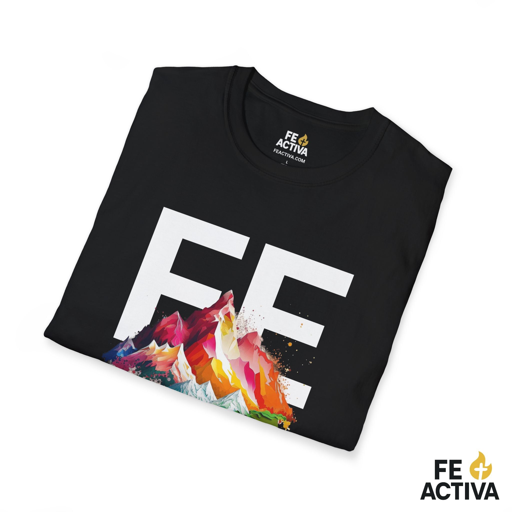 Fe que mueve Montañas - Mateo 17:20 | Camisetas Cristianas | Fe Activa
