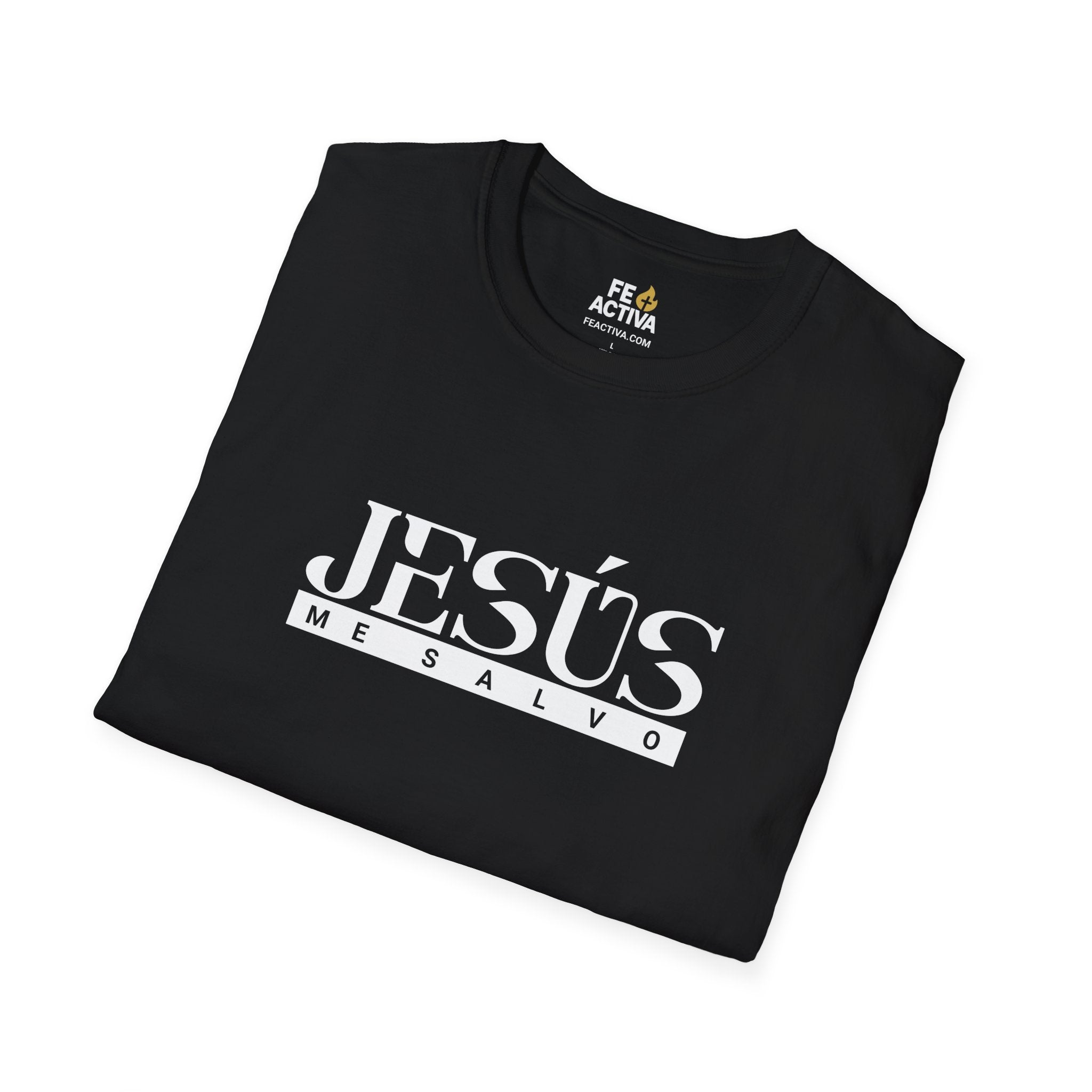 Jesus me Salvo: Lucas 19:10 | Camiseta Cristiana | Fe Activa