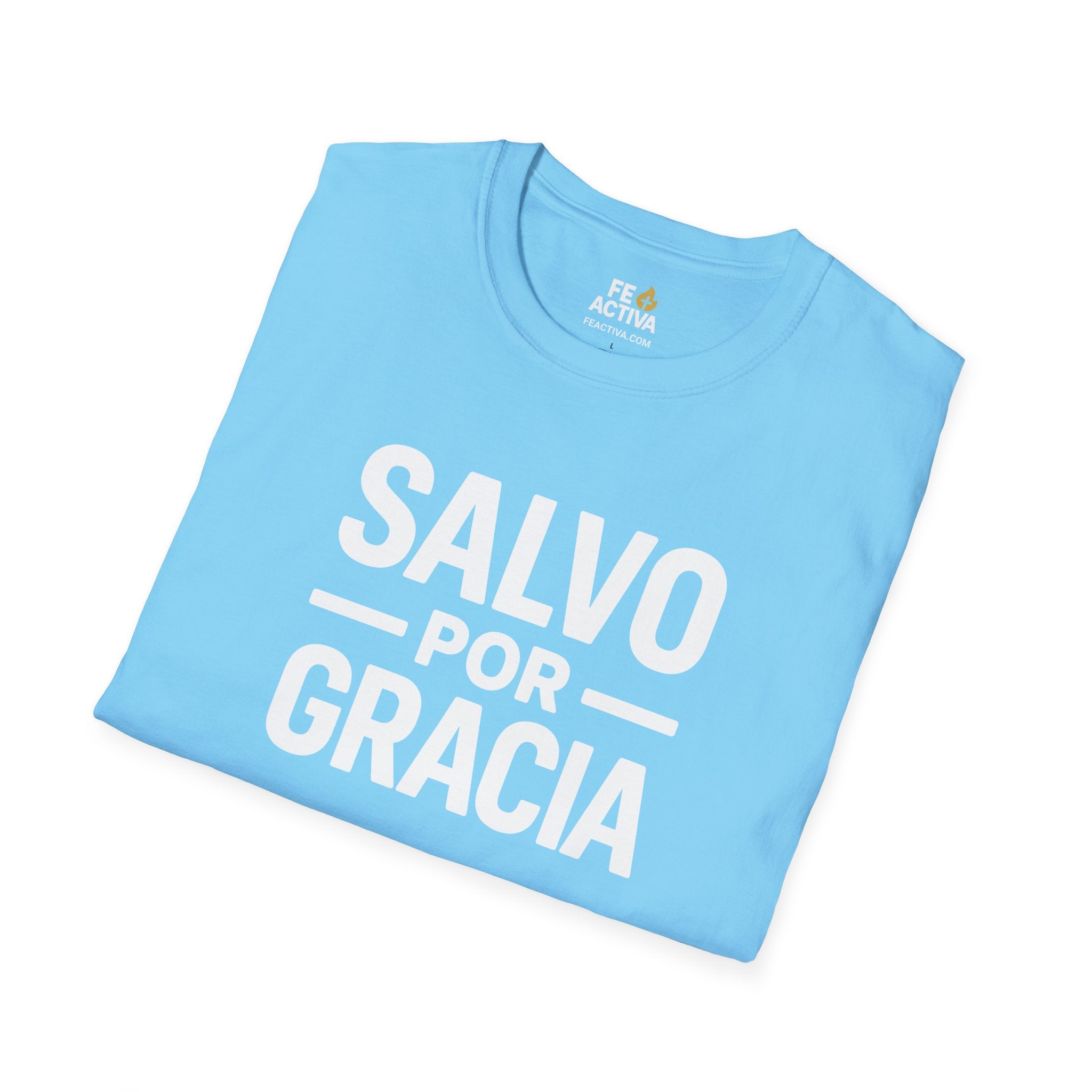 Salvo por Gracia | Camiseta Cristiana | Fe Activa