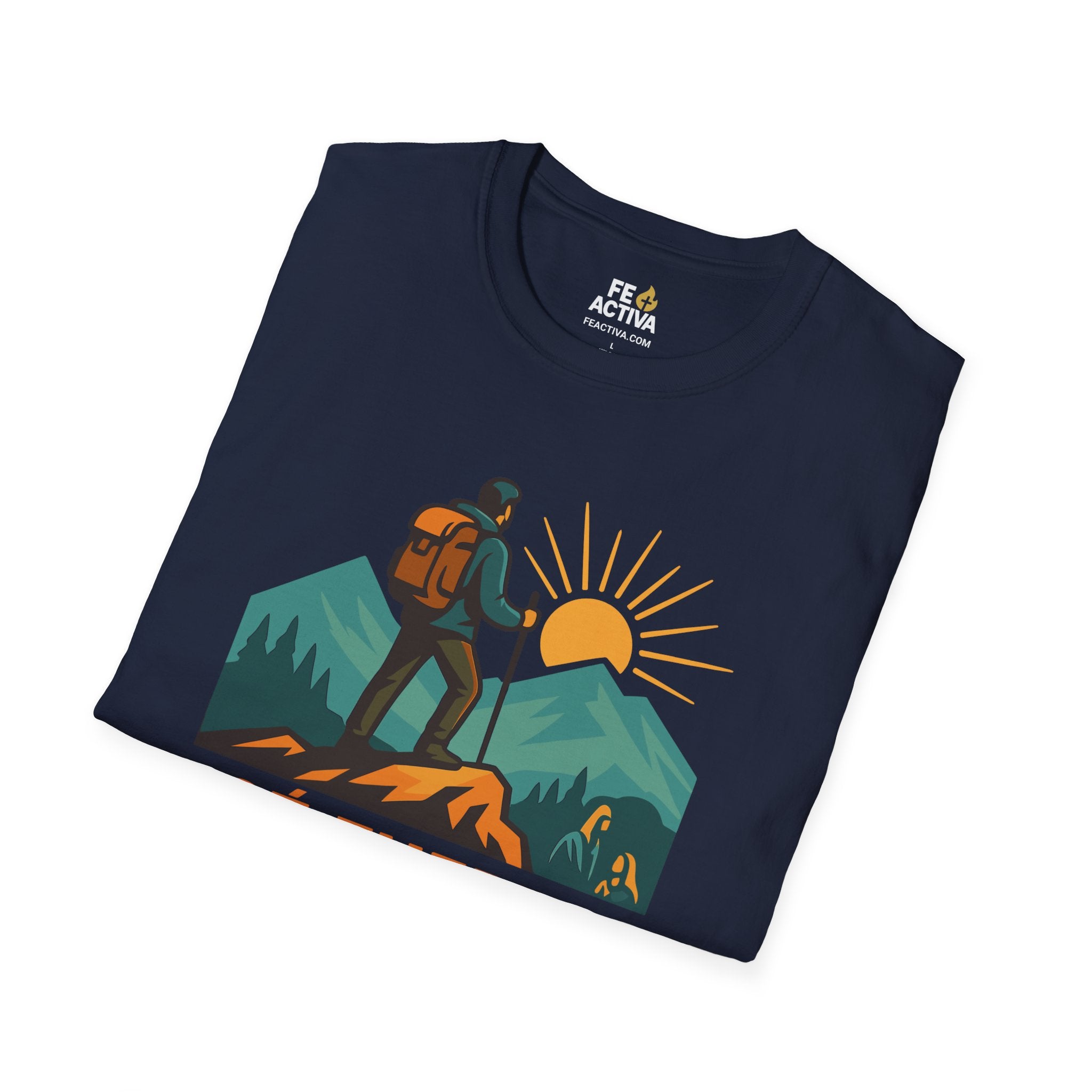 Se Fuerte y Valiente Josue 1:9 | Camiseta Cristiana | Fe Activa