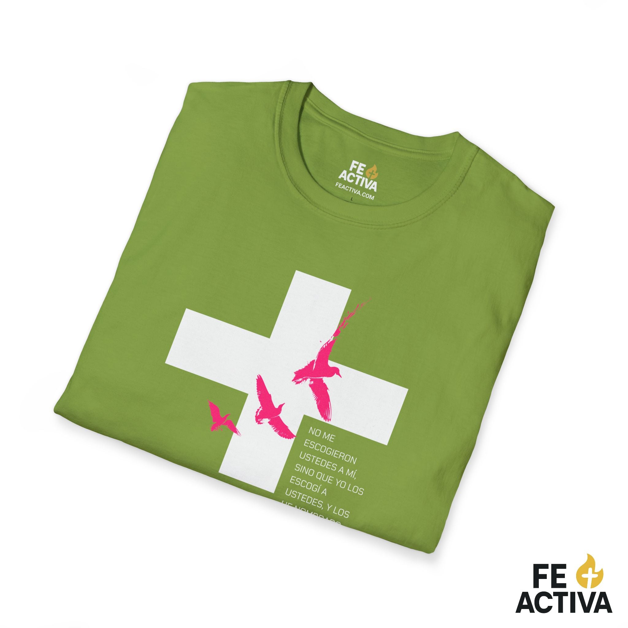 ESCOGIDO Juan 15:16 | Camisetas Cristianas | Fe Activa