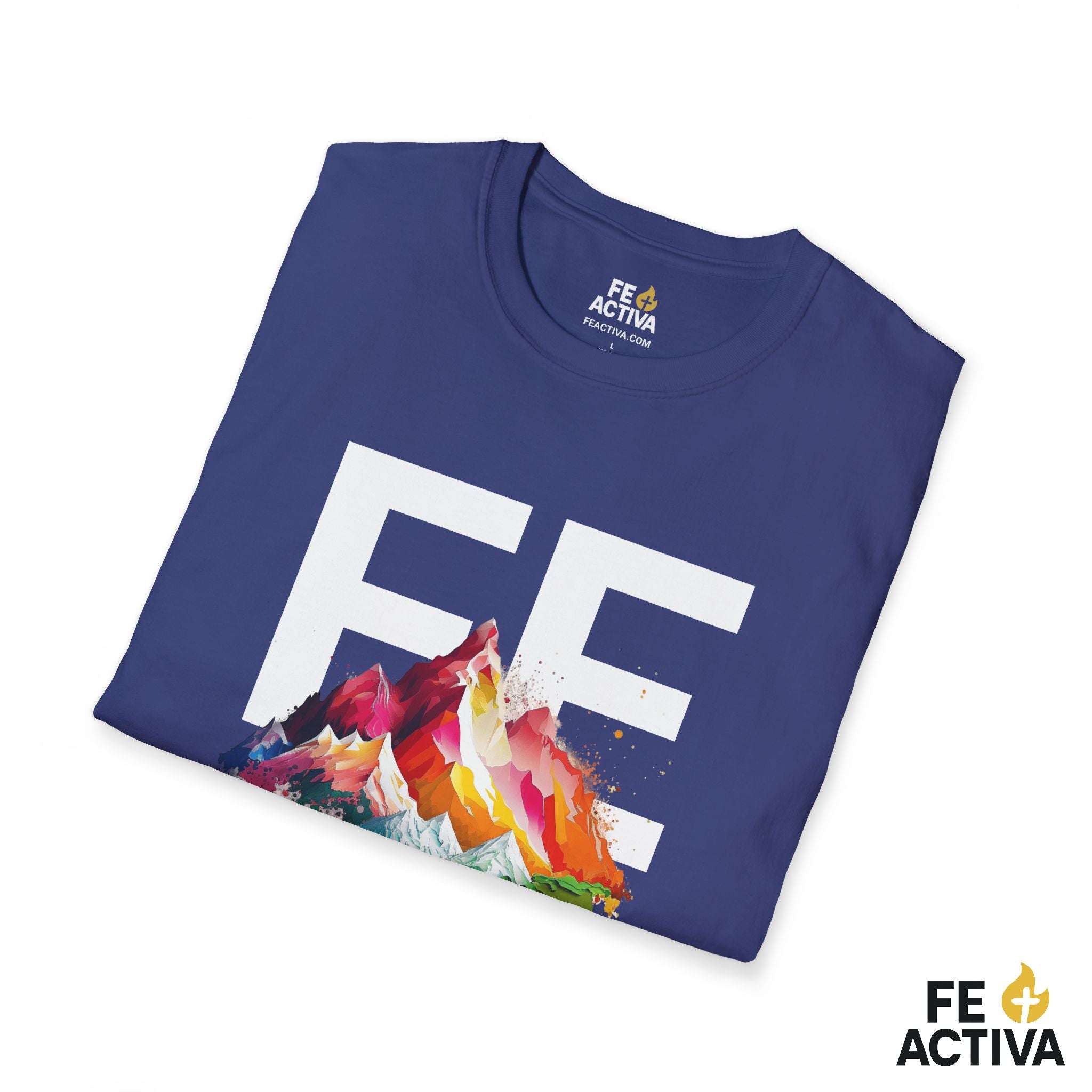 Fe que mueve Montañas - Mateo 17:20 | Camisetas Cristianas | Fe Activa