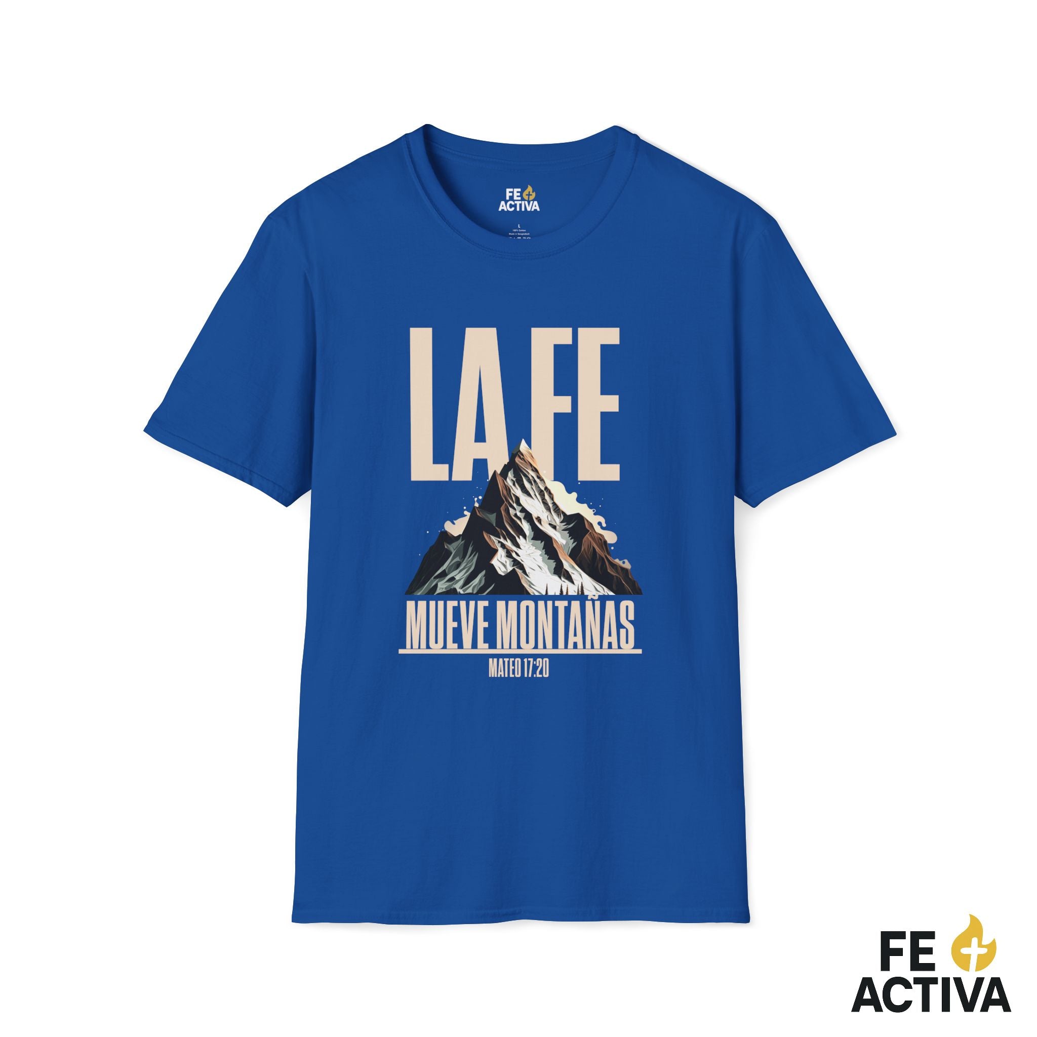 La Fe Mueve Montañas - Mateo 17:20  | Diseño 1 | Fe Activa