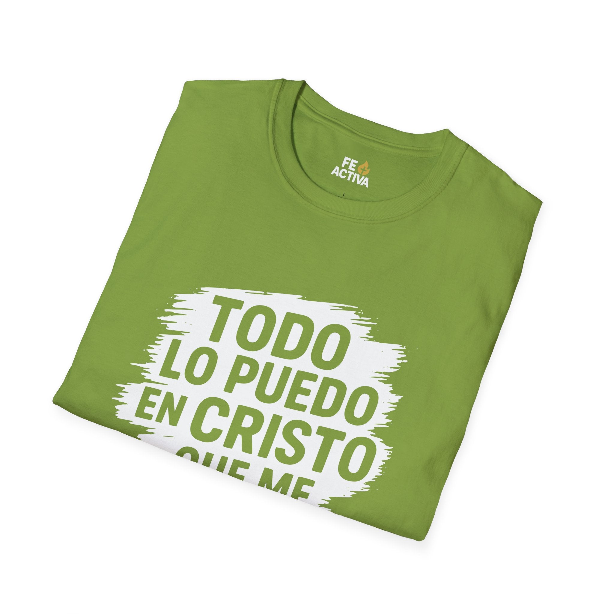 Filipenses 4:16 - Todo lo Puedo | Camiseta Cristiana | Fe Activa