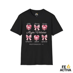 Mujer Virtuosa – Proverbios 31 | Camiseta Cristiana | Fe Activa