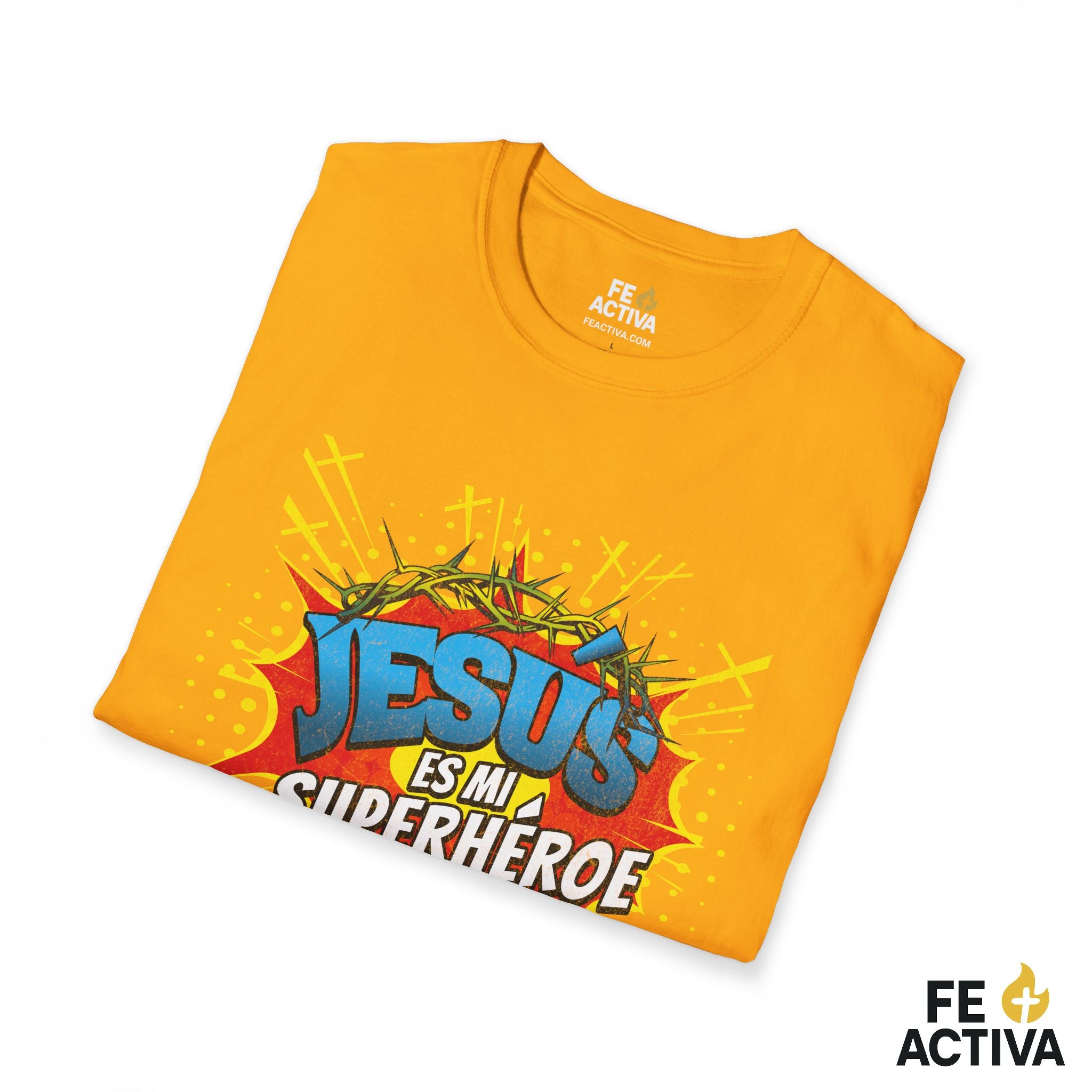 Jesús es mi Superhéroe – Juan 15:13 | Camiseta Cristiana | Fe Activa