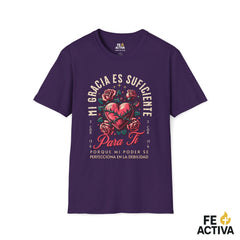 Mi Gracia Es Suficiente – 2 Corintios 12:9 | Camiseta Cristiana | Fe Activa
