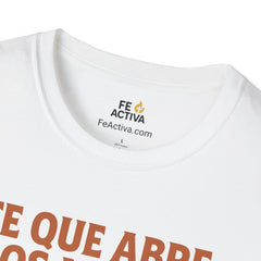 Fe que Habre los Mares |  Éxodo 14:21-22 | Camiseta Cristiana | Fe Activa