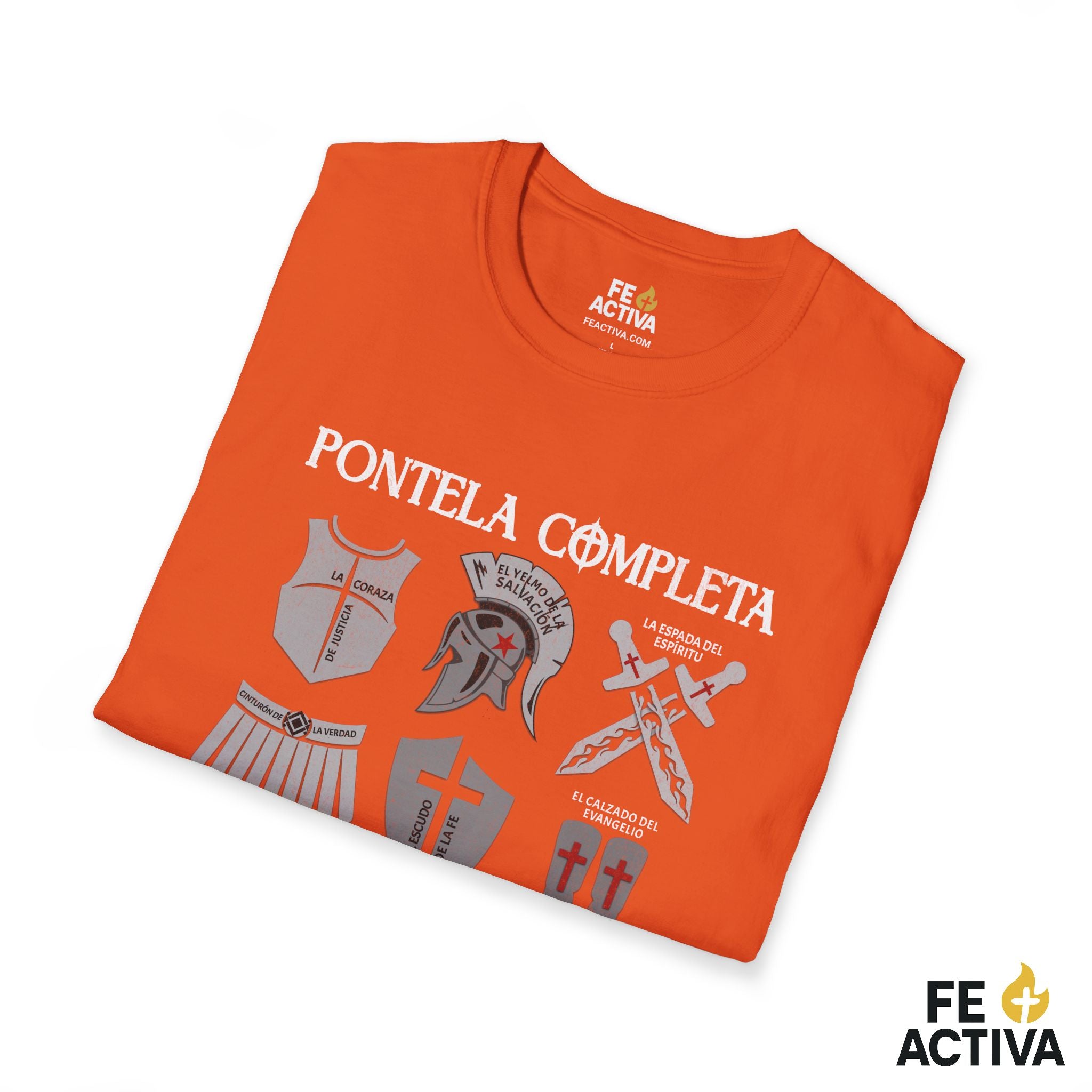 Ponte la Armadura – Efesios 6:11 | Camiseta Cristiana | Fe Activa