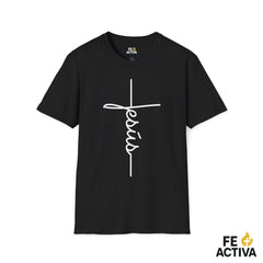 La Cruz y Jesus - Camiseta Cristiana en Español