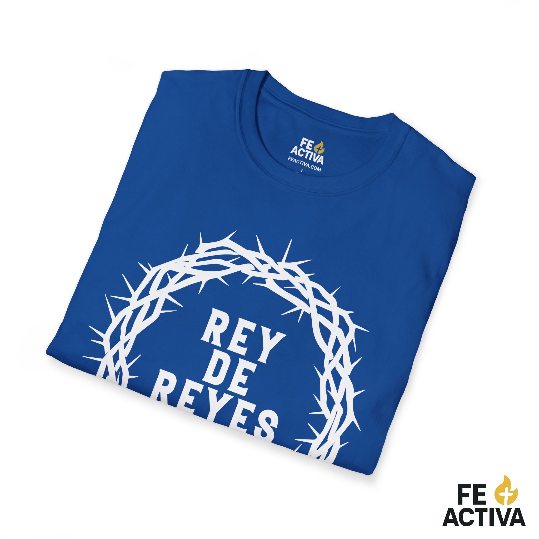 Rey de Reyes – Apocalipsis 19:16 | Camiseta Cristiana | Fe Activa