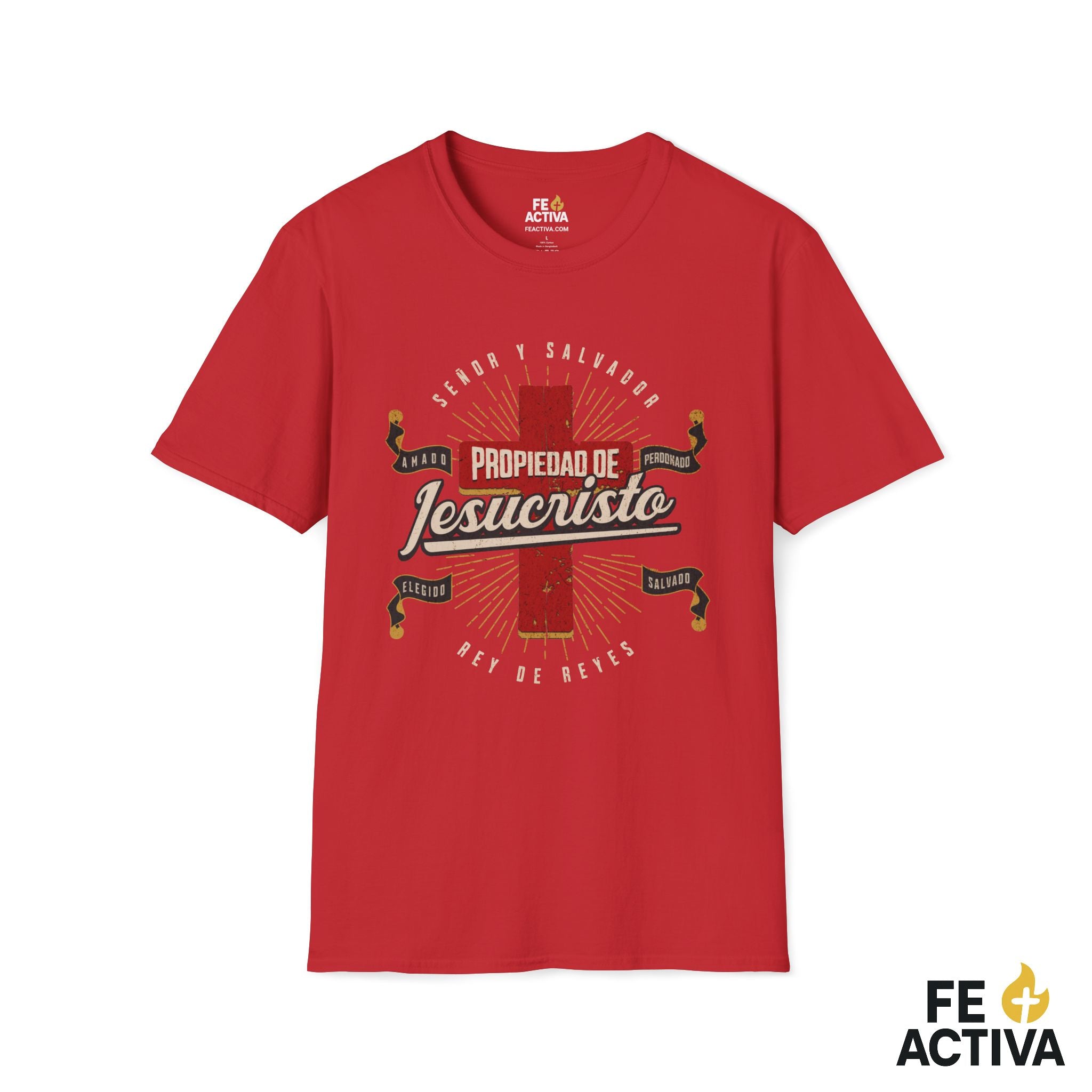 Propiedad de Jesucristo – Gálatas 2:20 | Camiseta Cristiana | Fe Activa