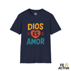 Dios es Amor  | Camiseta Cristiana | Fe Activa