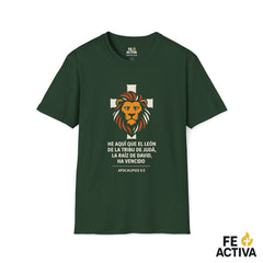 Jesus: El Leon de Judah | Apocalipsis 19:16  | Camiseta Cristiana | Fe Activa