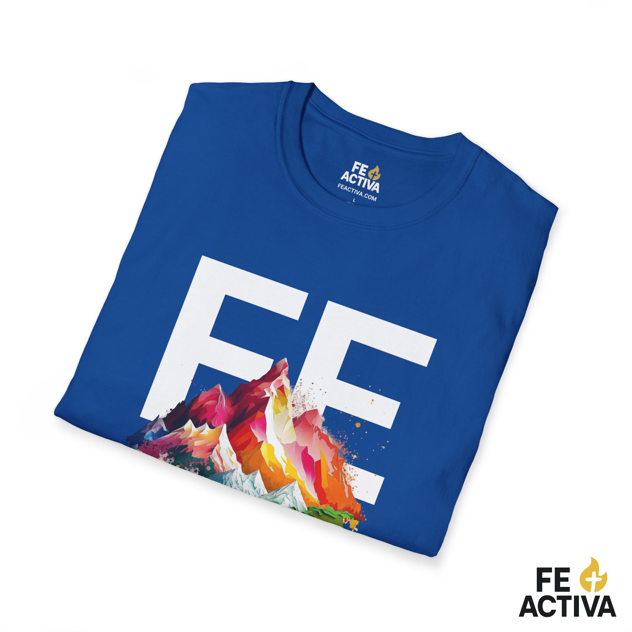 Fe que mueve Montañas - Mateo 17:20 | Camisetas Cristianas | Fe Activa