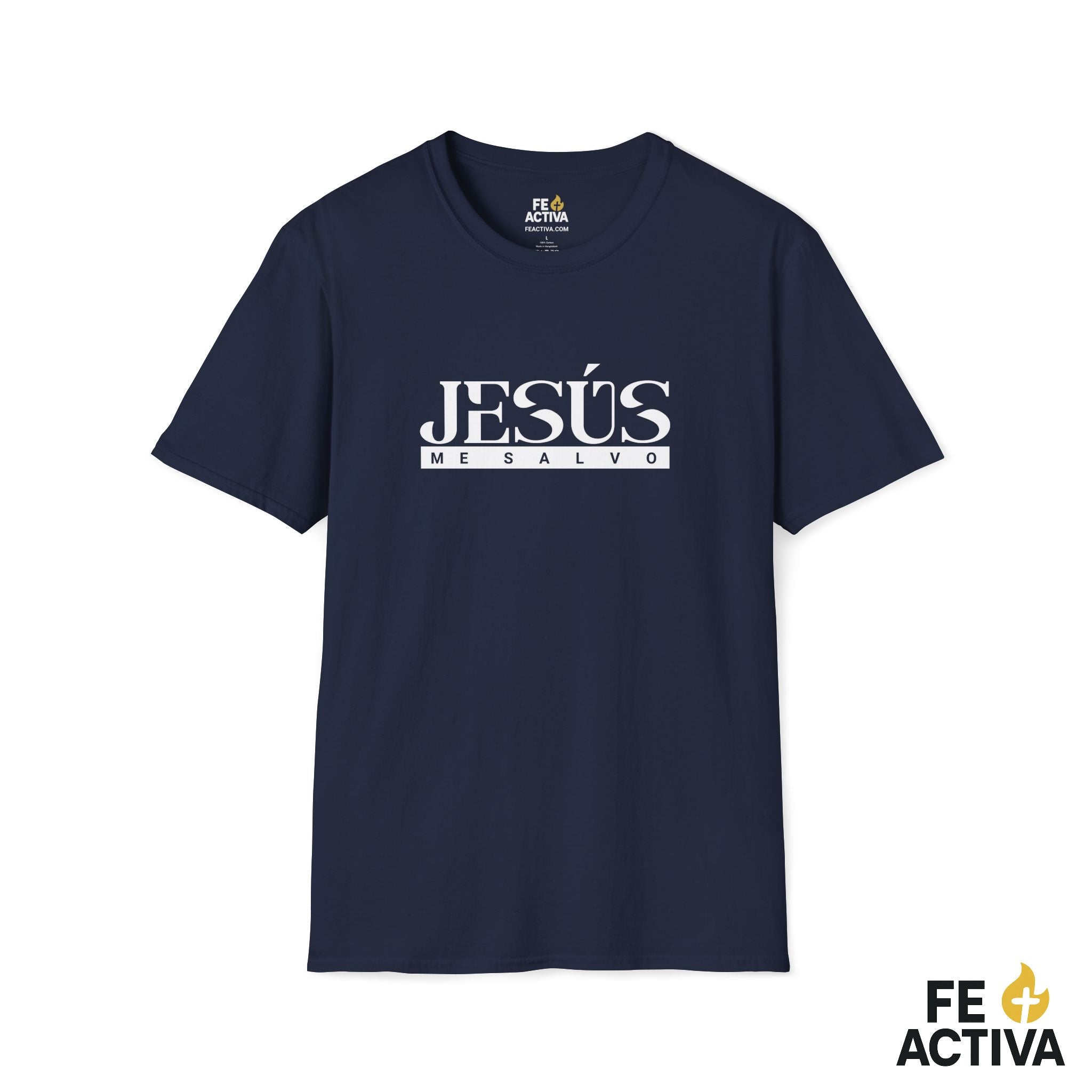 Jesus me Salvo: Lucas 19:10 | Camiseta Cristiana | Fe Activa