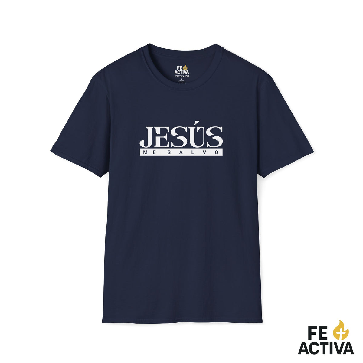 Jesus me Salvo: Lucas 19:10 | Camiseta Cristiana | Fe Activa