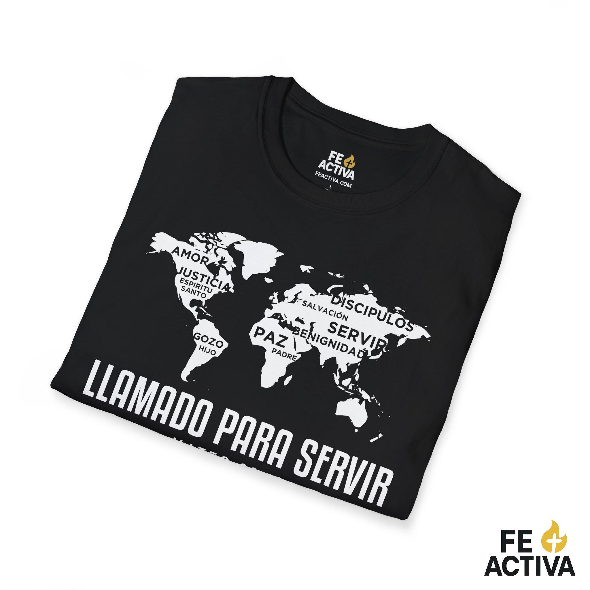 Llamado Para Servir – Marcos 10:45 | Camiseta Cristiana | Fe Activa